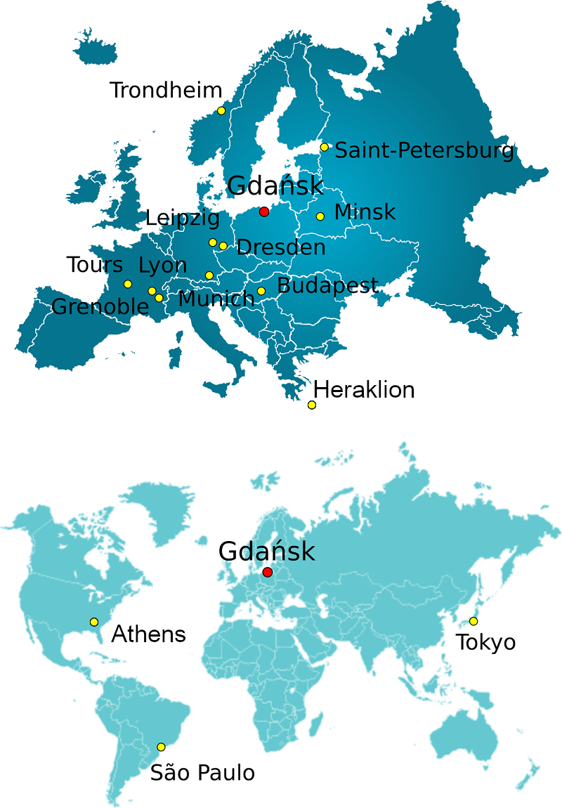 Collaboration map — Europe